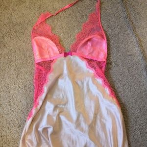 Victoria's Secret soft and sexy pink lace slip
